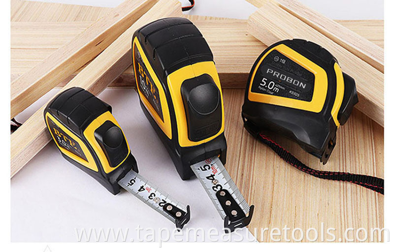 3m 5m 7.5m 10m Retractable Tape Measure Self-locking Rubber Measuring Tape